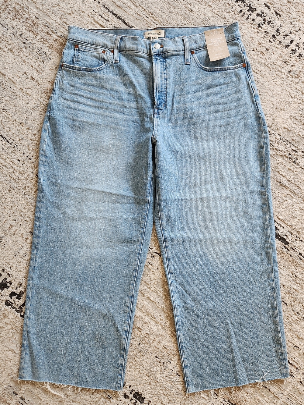Madewell The Perfect Vintage Wide Leg Crop Jean - Picture 2 of 6